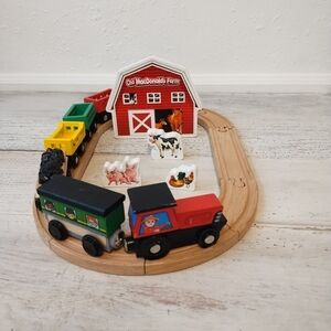 Old MacDonald's Farm Tractor Train Play Set